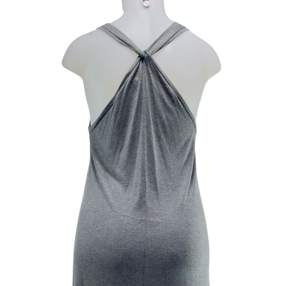 GAP Women's Gray Maxi Dress 100% Rayon Size Petite M - Picture 6 of 13